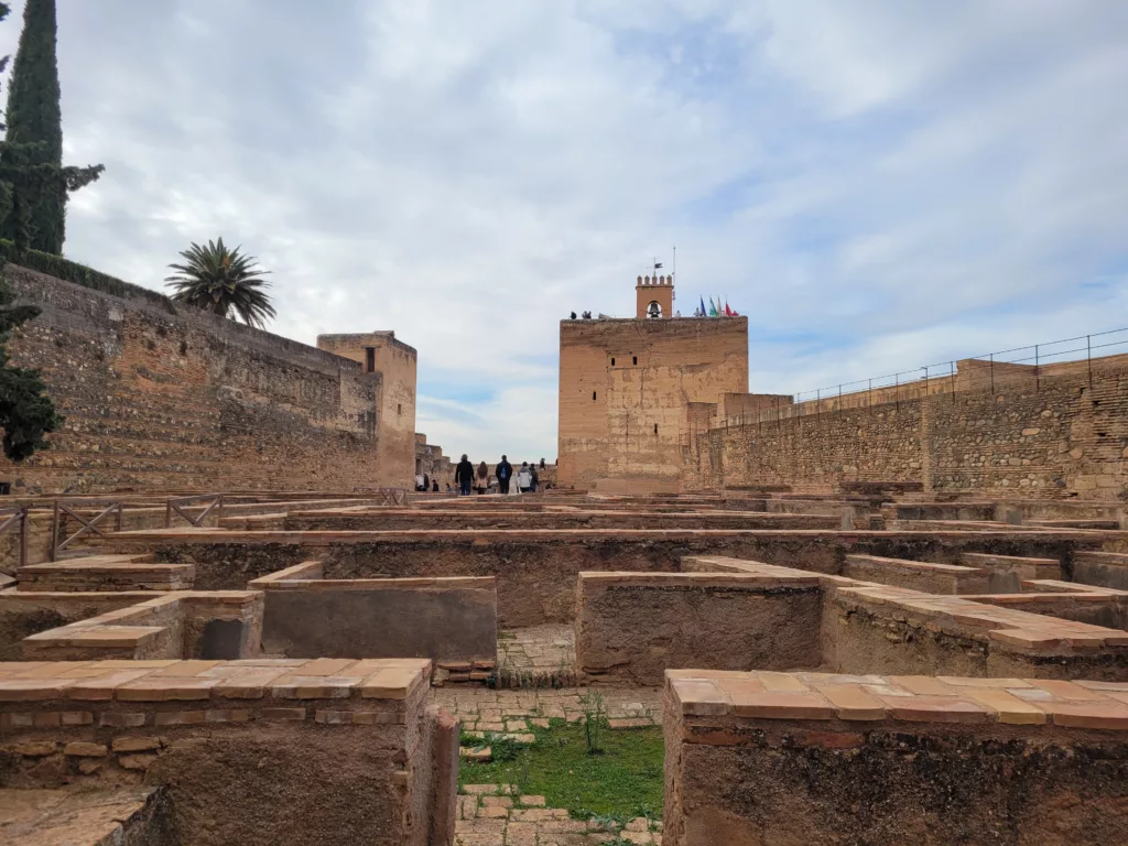 Photo of the floor of the Alcazaba