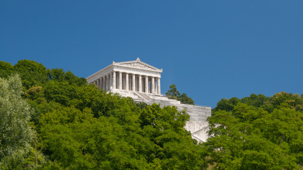 Photo of Walhalla in Germany, included in the Bavaria Castle Pass.