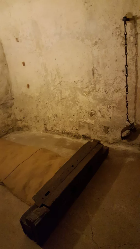 Photo of the prison or dungeon at Oberhofen Castle