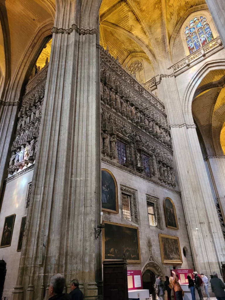 Photo of the exterior of a room inside the Seville Cathedral