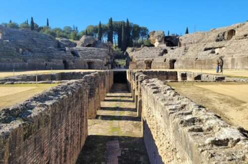 The amphitheater at Italica, near Seville