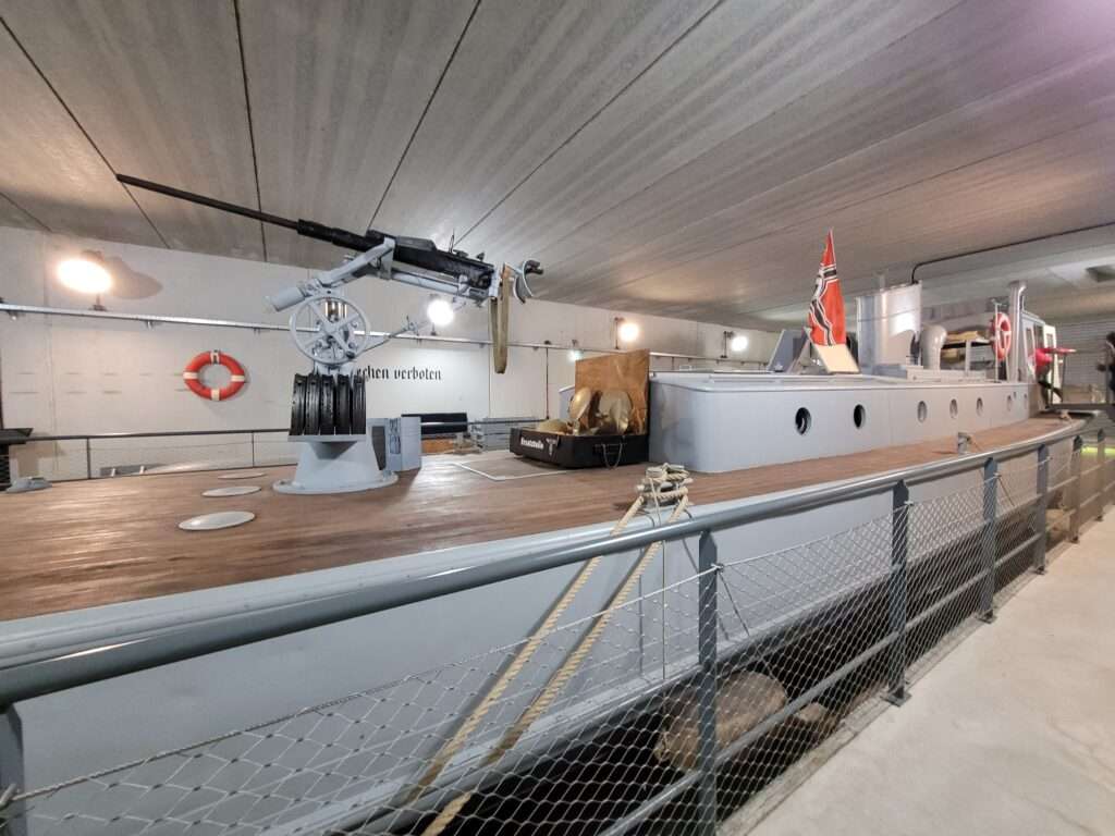 WWII Ship on Display at MM Park France