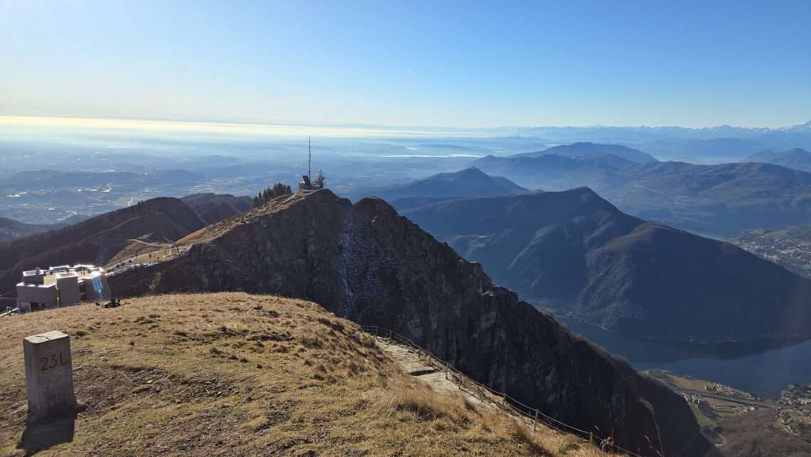 Scenic View from Monte Generoso viewpoint